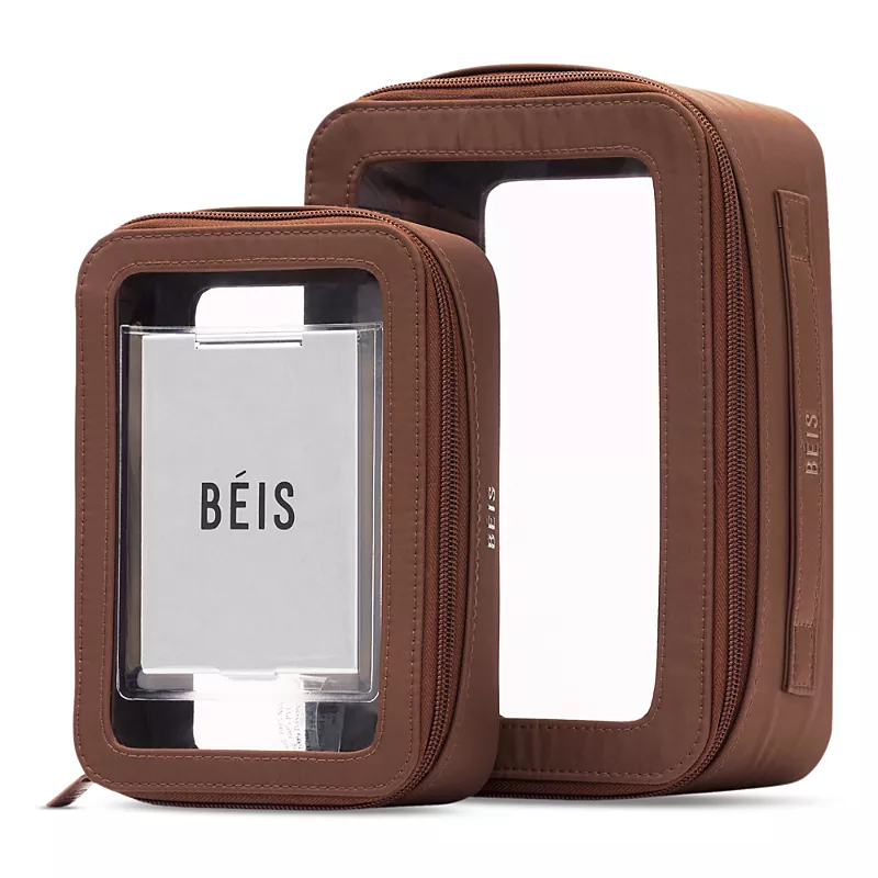 BEIS The in Flight Cosmetic Case in Maple