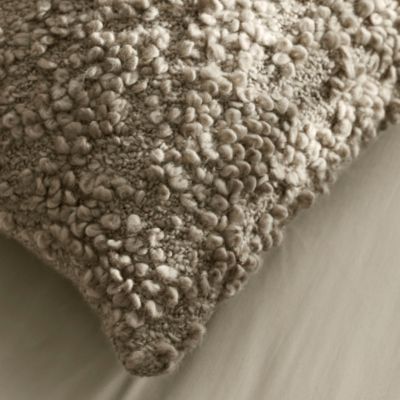 Cozy Boucl&amp;eacute; Decorative Lumbar Pillow with Insert