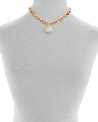 Giselle Cultured Freshwater Pearl Chain Necklace, 8&amp;quot;