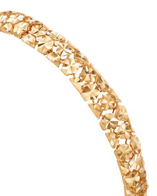 Snake Textured Statement Bracelet