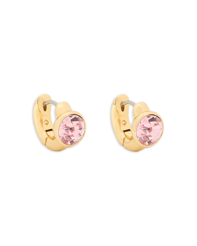Kate Spade Keep Sparkling Earrings In Pink/gold