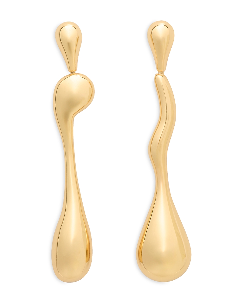 Kate Spade New York Molten Linear Drop Earrings In Gold Tone In Gold