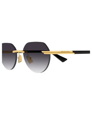 Glasant Rimless Round Sunglasses, 51mm