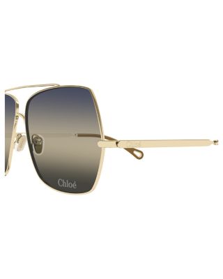 Aly Square Sunglasses, 62mm