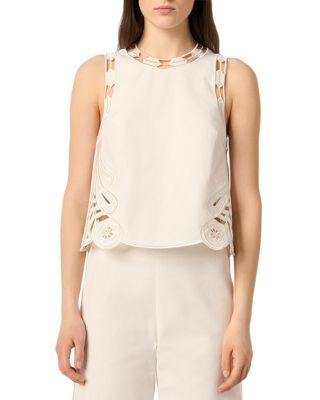 Maje - Embroidered Vest Top