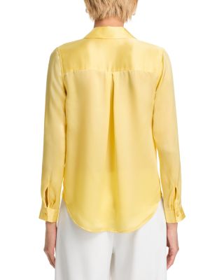 Tyler Silk Button Front Blouse