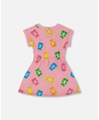  Girls' Printed French Terry Dress - Big Kid