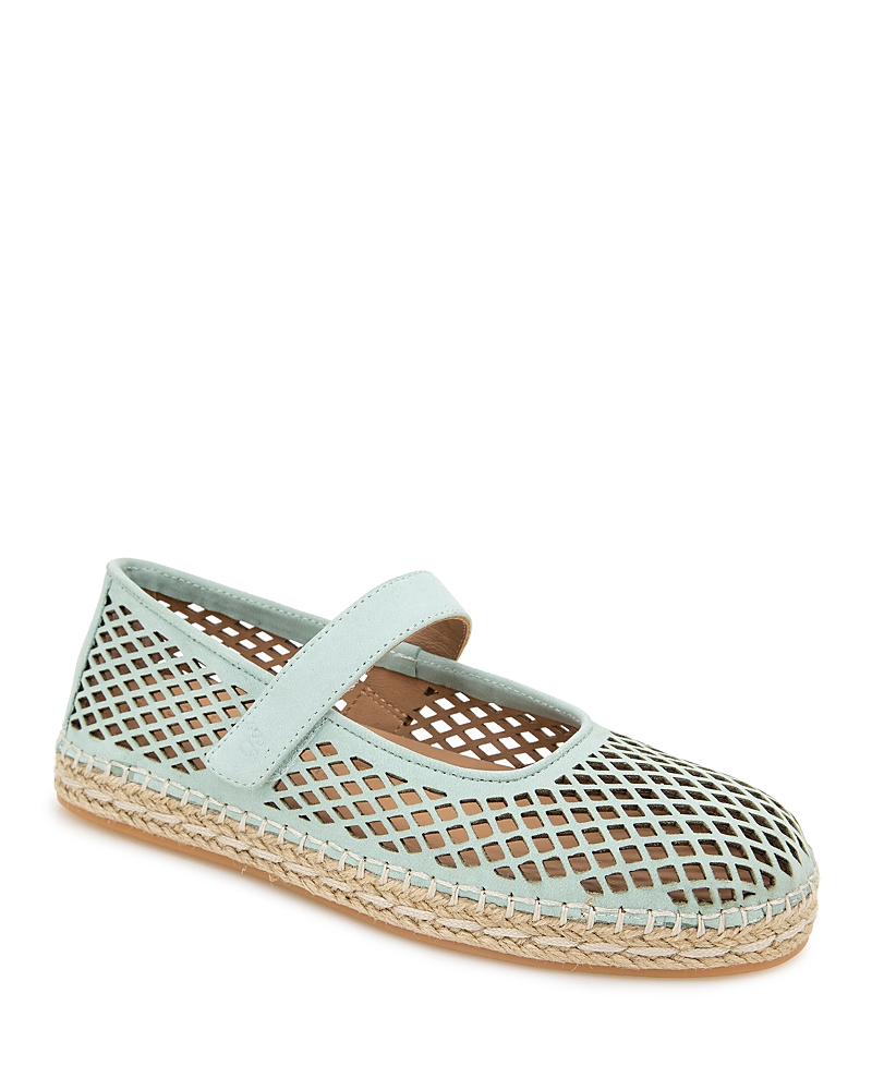 Gentle Souls By Kenneth Cole Sienna Mary Jane Flat In Sage Nubuck