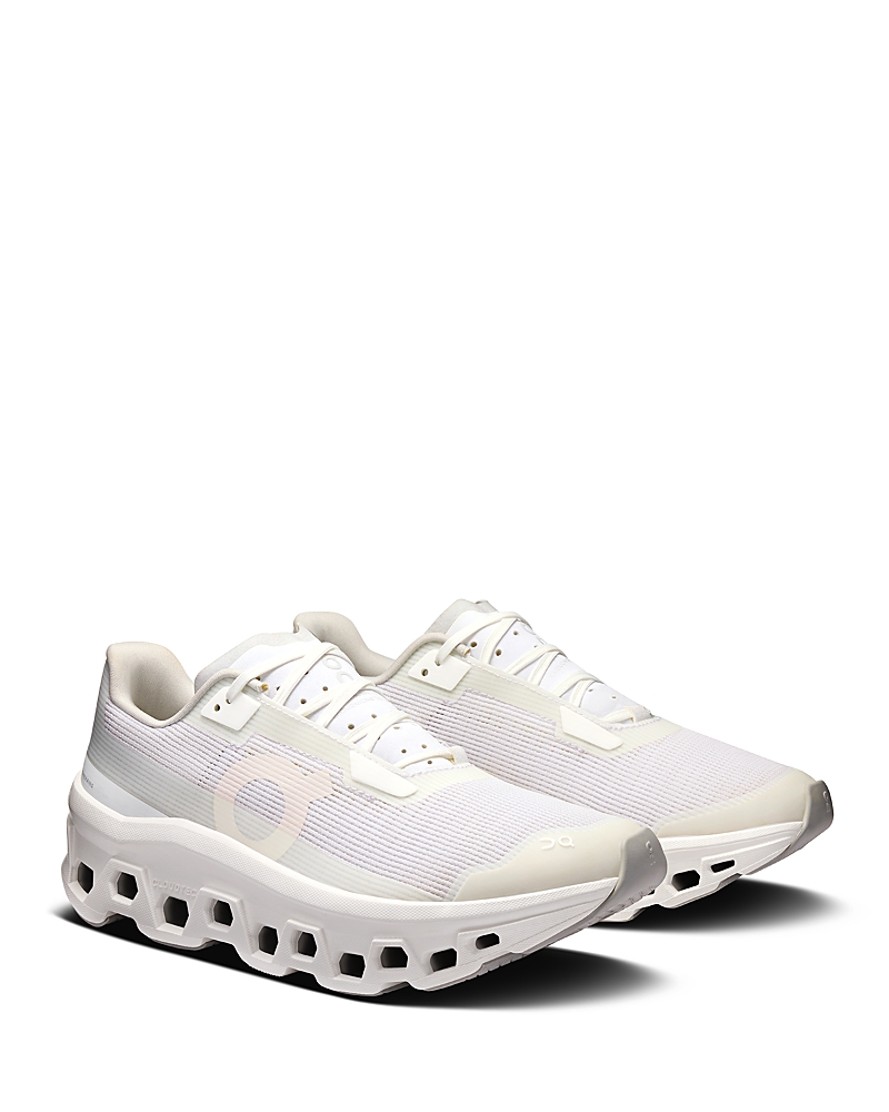 On Cloudmster Void Waterproof Running Shoes In White