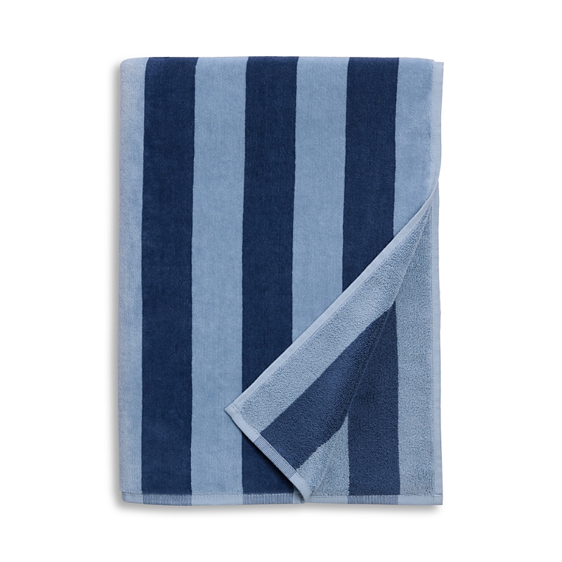 Hudson Park Collection Hudson Park Harbor Beach Striped Towel - Exclusive In Chambray Blue