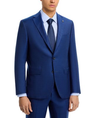 Melange Solid Regular Fit Suit