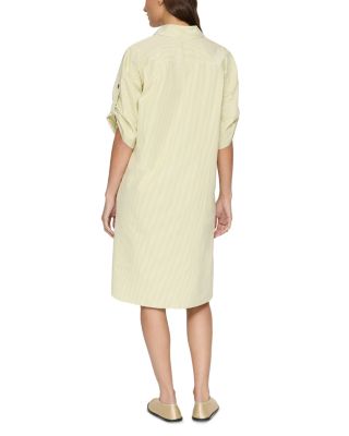 Tab Sleeve Popover Dress