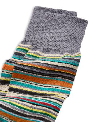 Signature Stripe Crew Socks