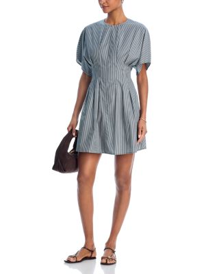 Maddie Stripe Poplin Mini Dress