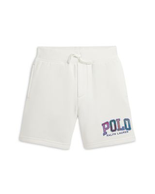 Ralph Lauren - Boys' Madras Logo Fleece Short - Little Kid, Big Kid
