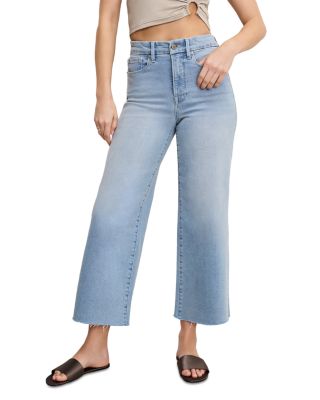 Good American - Palazzo High Rise Light Compression Jeans in Indigo862