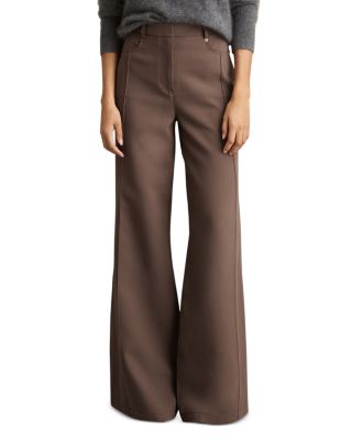 Heather Wide Leg Palazzo Pants
