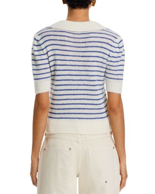 Billie V Neck Polo Crochet Sweater