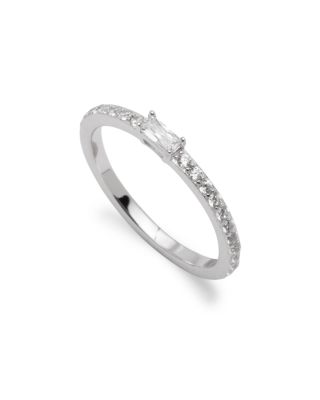 Cubic Zirconia Stack Ring
