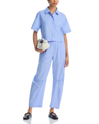 STEVE MADDEN - Tula Shirt & Saelyn Barrel Ankle Pants