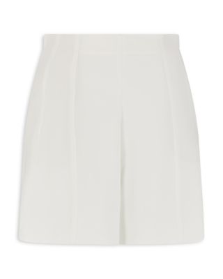 Triacetate Flat Front Shorts