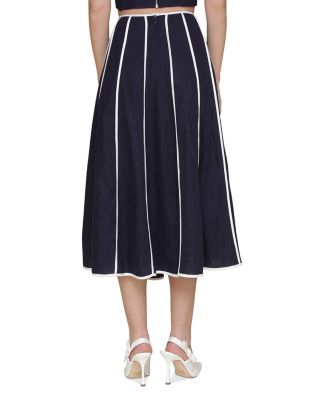 Seamed Midi Skirt 