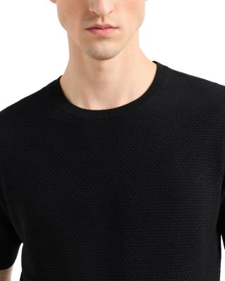 Virgin Wool Short Sleeve Sweater