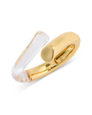 Alexis Bittar Liquid Lucite Bypass Hinge Bracelet