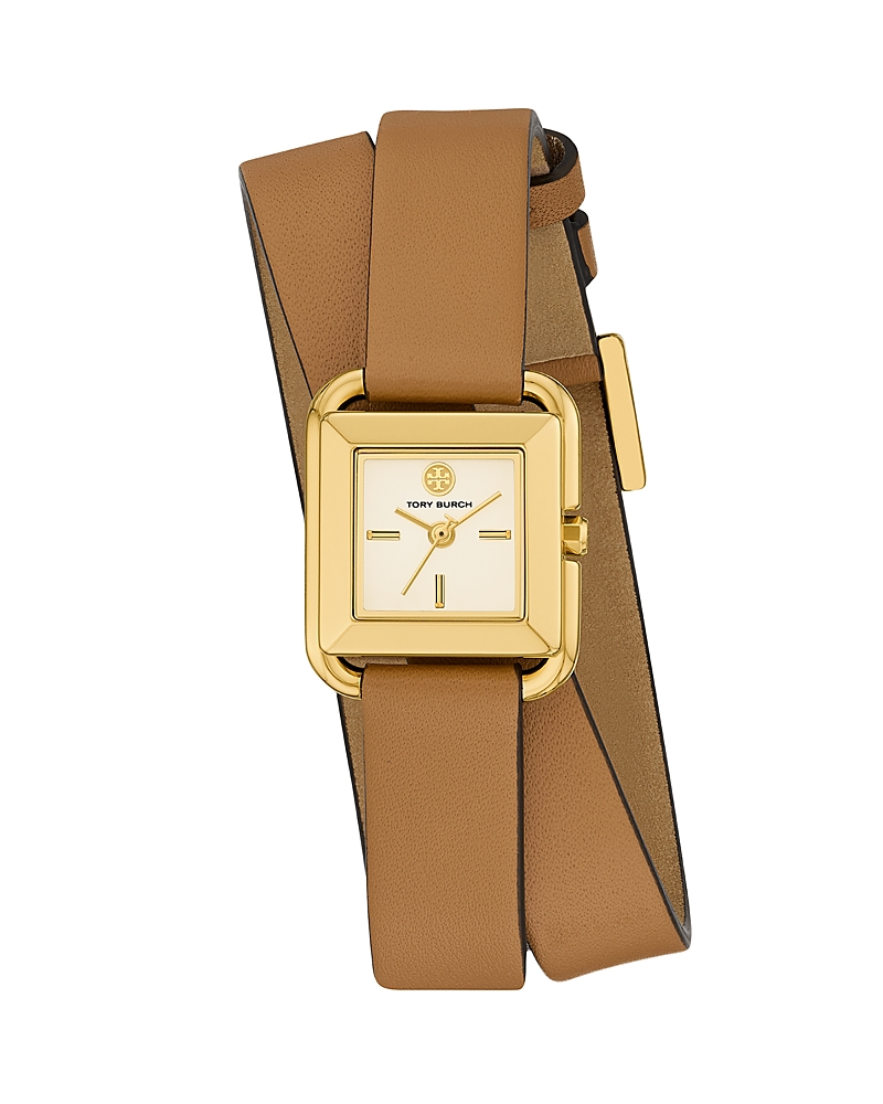 Tory Burch Kira Watch, 18mm X 18mm In Cream/brown