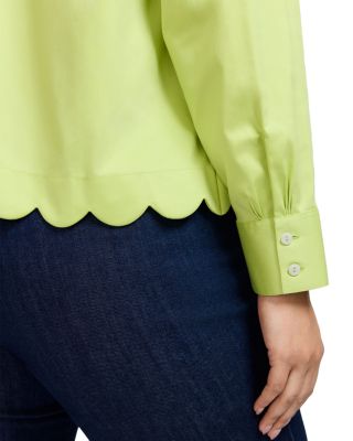Scarlett Long Sleeved Matte Sateen Shirt