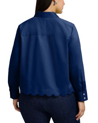 Scarlett Long Sleeved Matte Sateen Shirt