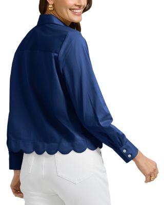 Scarlett Long Sleeved Matte Sateen Shirt