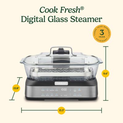 STM-4000 CookFresh&reg; Digital Glass Steamer