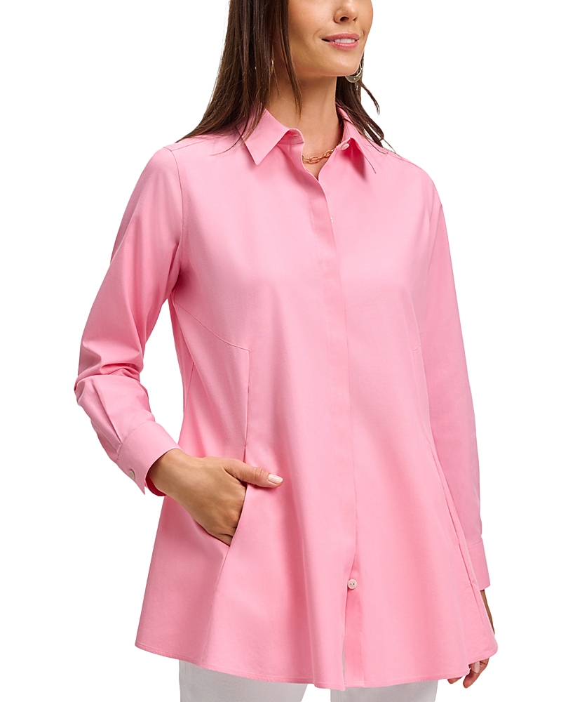 Foxcroft Cici Cotton Non-Iron Tunic Shirt