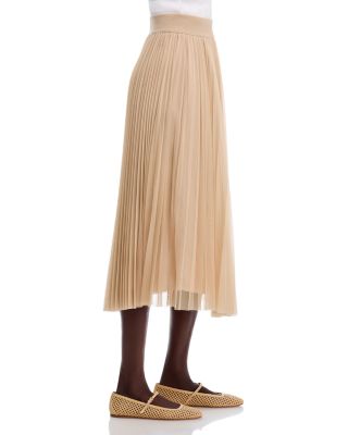 Pleated Tulle Skirt