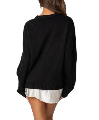 Puppy Love Embroidered Sweater