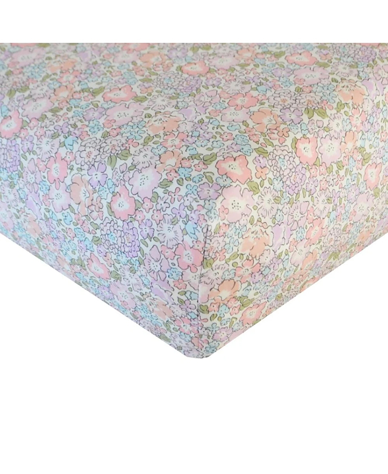Coco & Wolf Liberty Fabric Fitted Sheet, King In Michelle Lilac