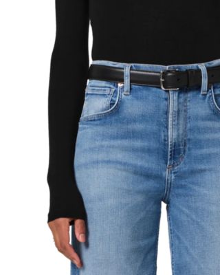 Lyra High Rise Ankle Wide Leg Jeans in Bhodi