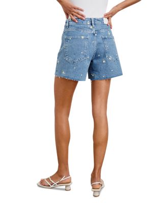 Mesa Embroidered Denim Shorts