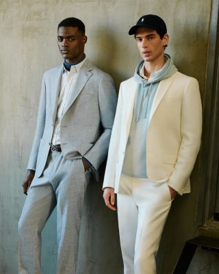 Delave Slim Fit Linen Suit Pants