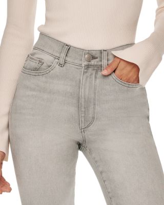 Bridget Bootcut High Rise Instasculpt™ Crop Jeans in Light Smoke