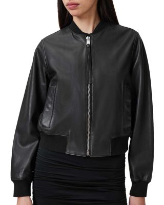 Orten Leather Bomber Jacket