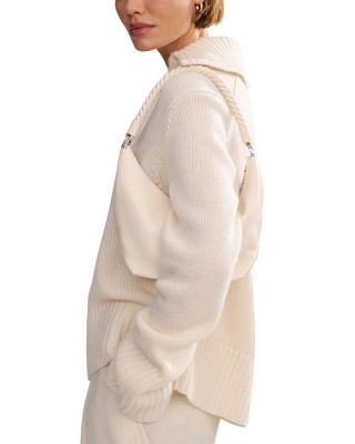 Phoebe Cashmere Polo Sweater