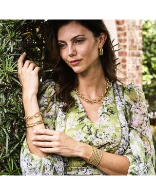 Bangkok Bamboo Link Necklace, 18"