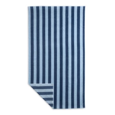 Hudson Park Harbor Beach Striped Towel - Exclusive