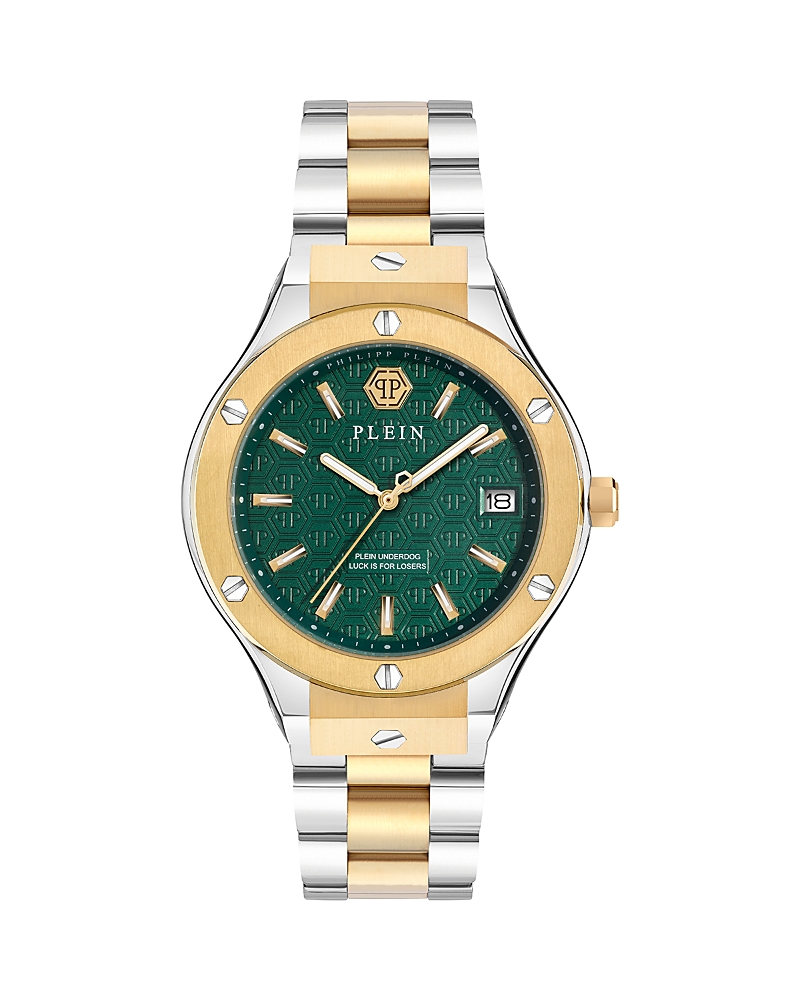 Philipp Plein Plein Underdog Bracelet Watch In Green/two Tone