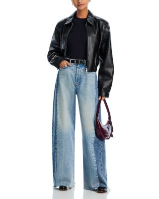 Pipe Dream Button Sneak Fray Jeans in Blinded By The Dark