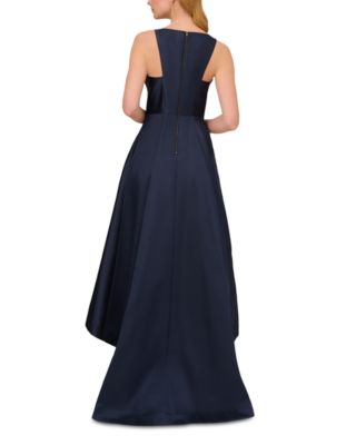 Mikado High Low Gown