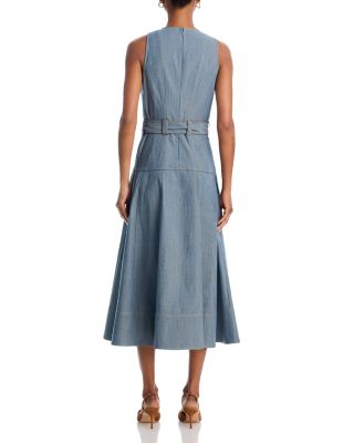 Margaret Sleeveless Denim Midi Dress