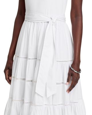 Zuri Cotton Stretch Midi Dress